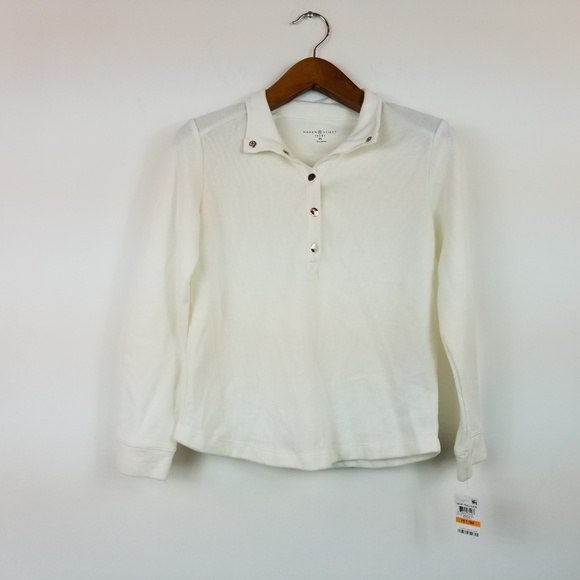 Karen Scott Sport Women Petite PS Ivory Wing 8AZ26 - Picture 2 of 5